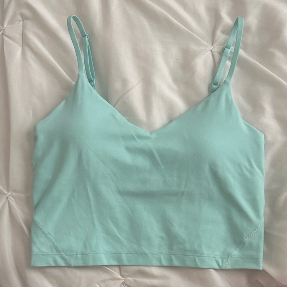 Lululemon teal tank top Size 6